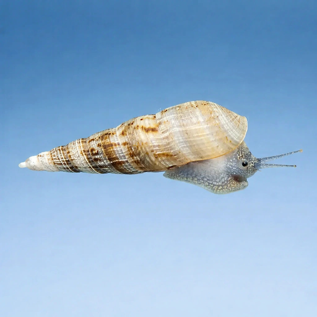 Malaysian Trumpet Snail - Freshwater Snails UK (Melanoides tuberculata) — Buy Malaysian Trumpet Snails for sale in the UK…