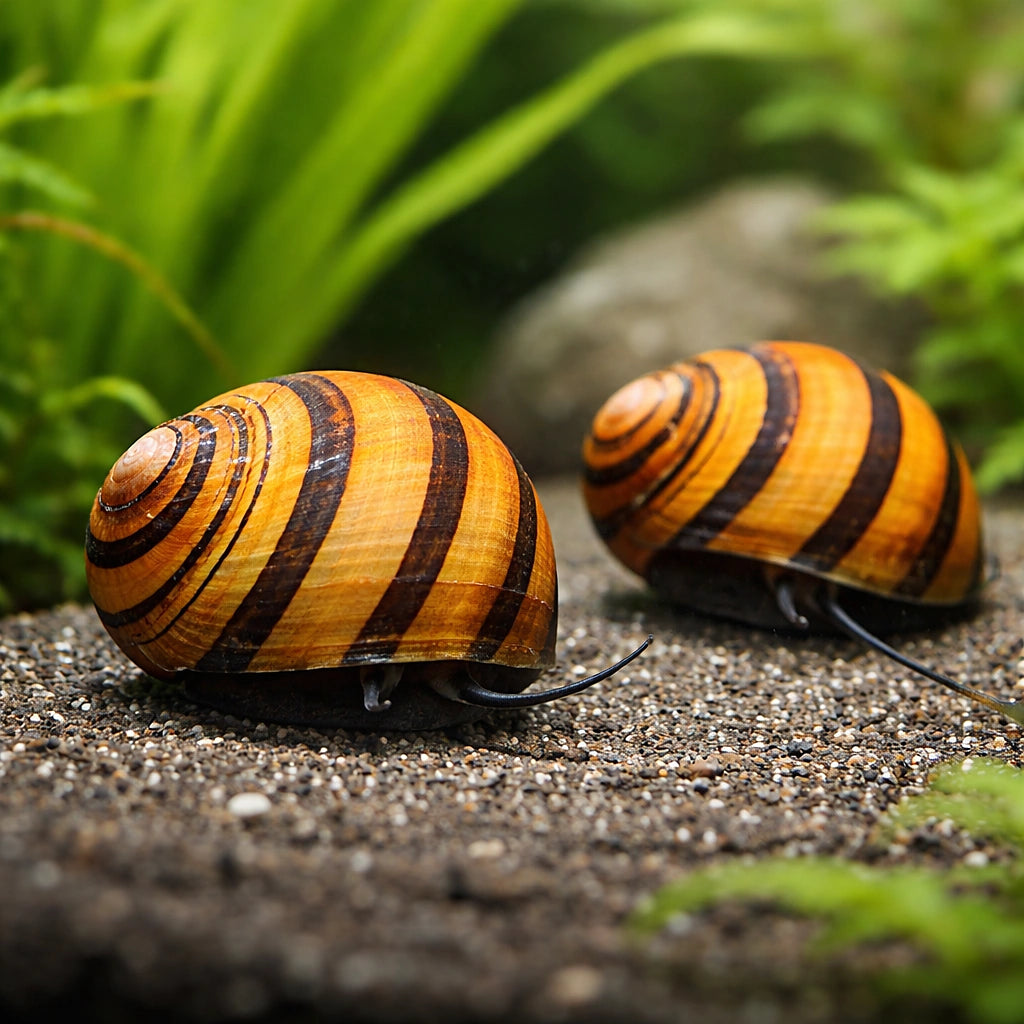 Ring Nerite Snail (Neritina sp.) - UK (Neritina sp.) — Ring Nerite Snail is a hardy algae-eating choice for freshwater tanks…