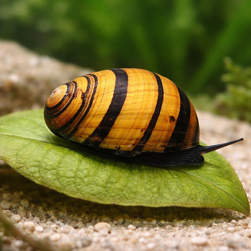 Ring Nerite Snail (Neritina sp.) - UK (Neritina sp.) — Ring Nerite Snail is a hardy algae-eating choice for freshwater tanks…