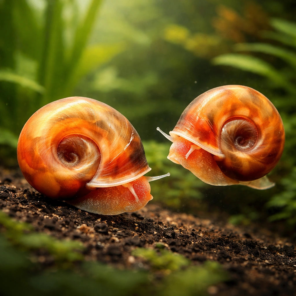 Planorbella Duryi (Ramshorn Snail) - Freshwater Snails UK (Planorbella duryi) — Buy X Ramshorn Snail for natural algae…