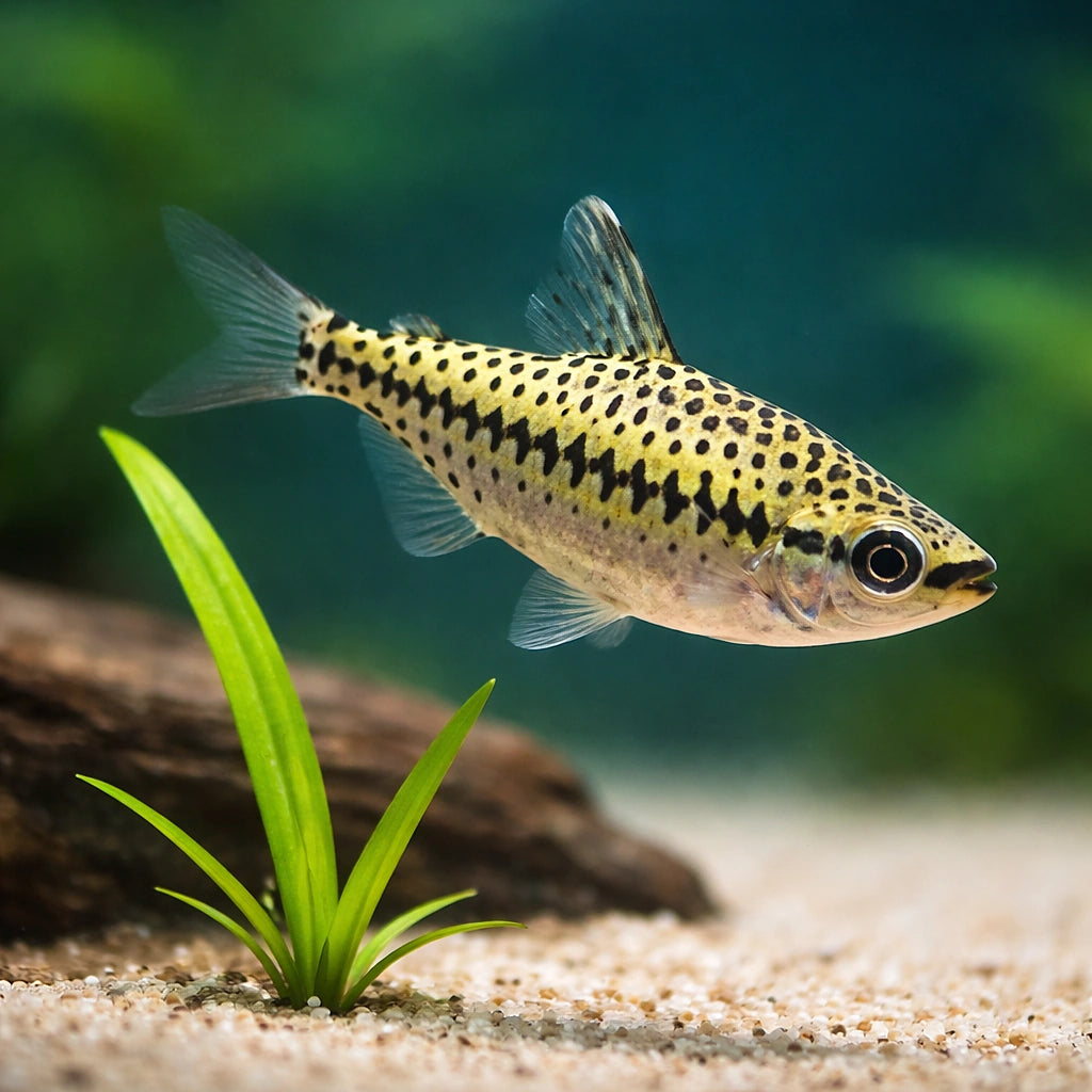 Spotted Headstander (Chilodus punctatus) - UK (Chilodus punctatus) — A striking, graceful South American species for — scale…