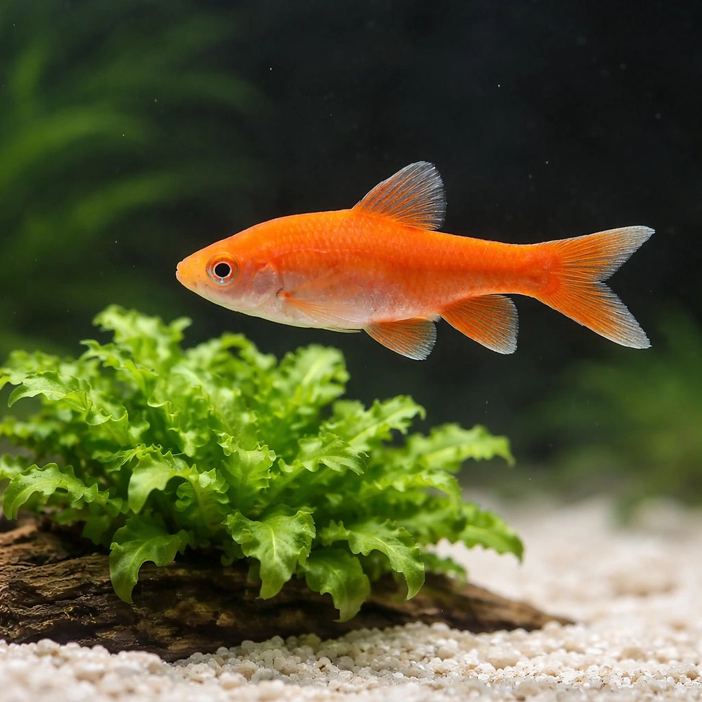 Albino Cherry Barb: A Gentle and Elegant Aquarium Resident Scientific Name: Puntius titteya (formerly Barbus titteya), Ideal…