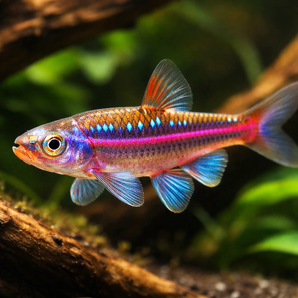 freshwater tropical fish UK — Minnows for sale UK — AI hero driftwood view