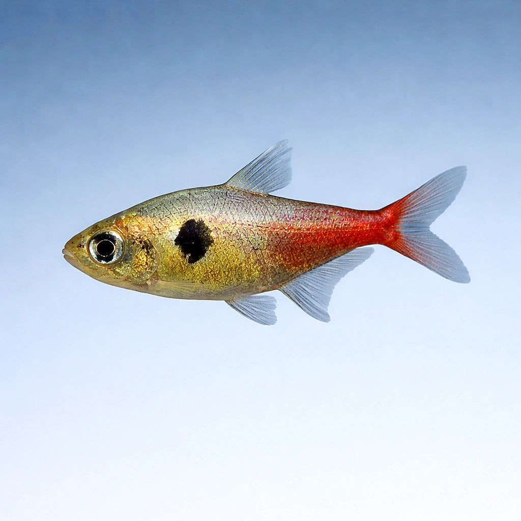Rosy Phantom Tetra (Hyphessobrycon rosaceus) - UK (Hyphessobrycon rosaceus) — A graceful, peaceful tetra with soft rosy…