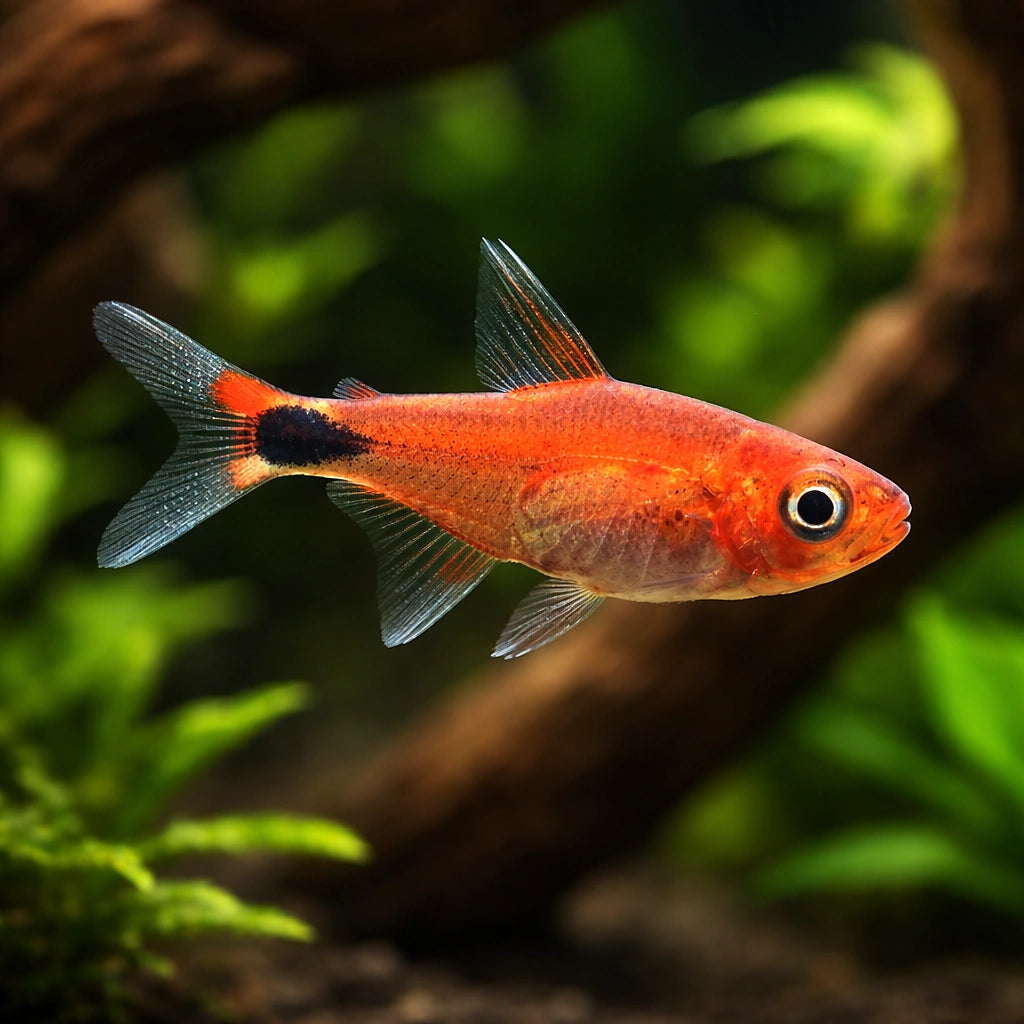 freshwater tropical fish UK — South American Tetra for sale UK — AI hero driftwood view