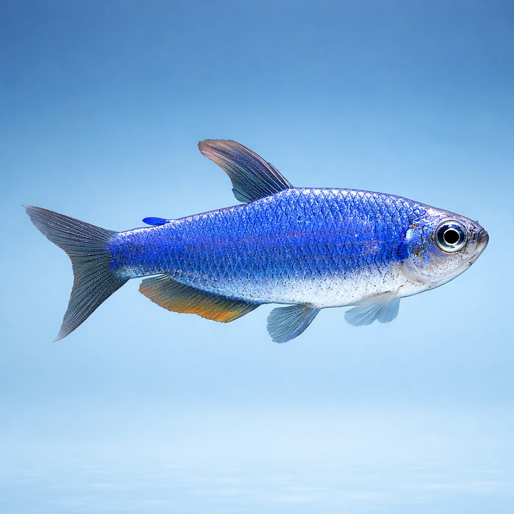 Super Blue Emperor Tetra (Nematobrycon palmeri) - UK (Nematobrycon palmeri) — A regal, shimmering tetra ideal for peaceful…