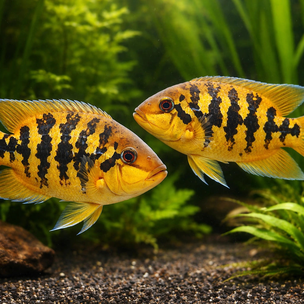 Friedrichstalii´s Cichlid — tropical fish for sale UK — AI pair planted view