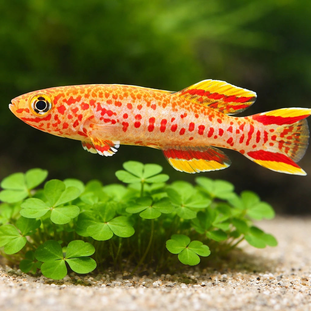 Gardner's Killifish Akure — tropical fish for sale UK — AI scale plant view