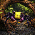 Yellow Benana Vampire Crab Geosesarma Sp — tropical fish for sale UK — AI hero driftwood view