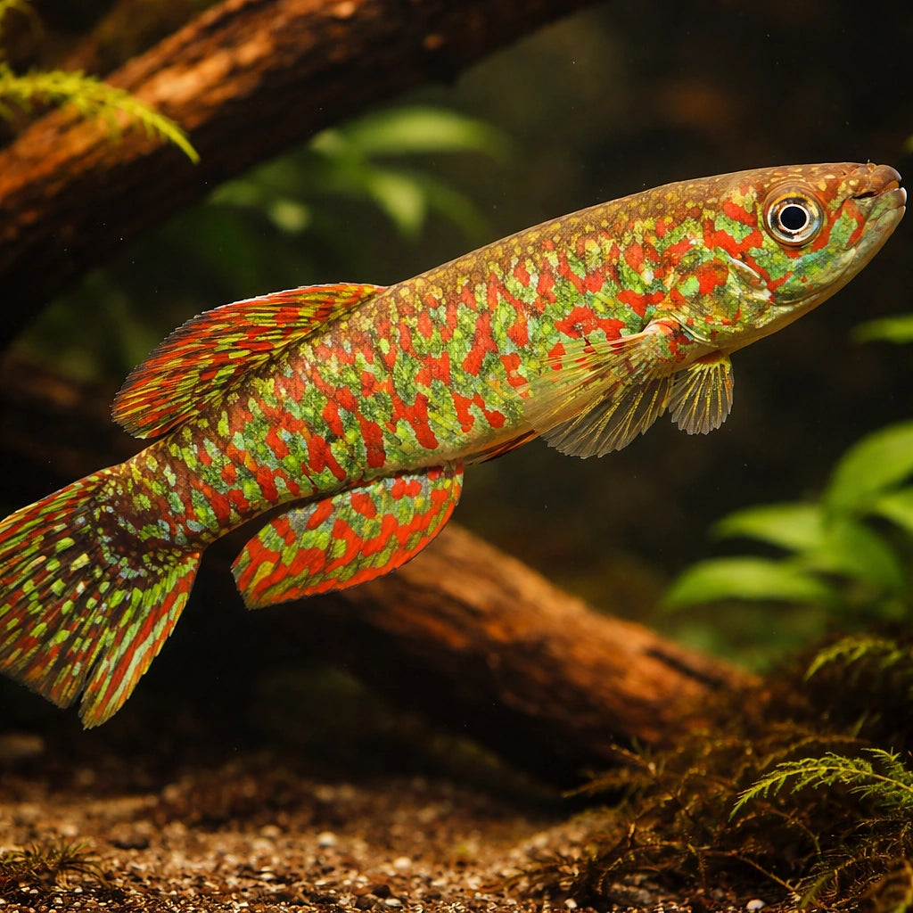 Gery's Killie — tropical fish for sale UK — AI hero driftwood view