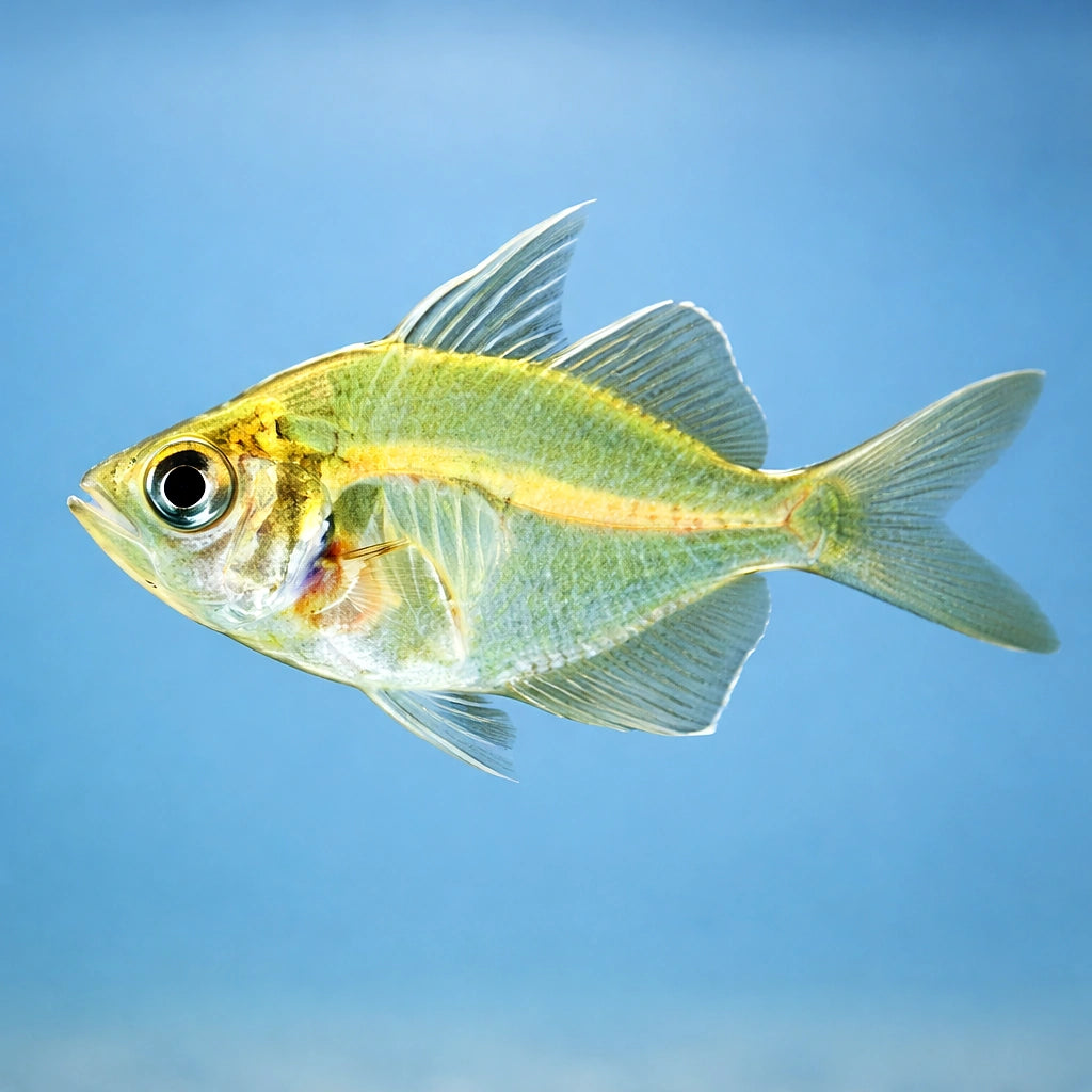 Glass Perch, Glassfish, Ind — tropical fish for sale UK — AI side clean view