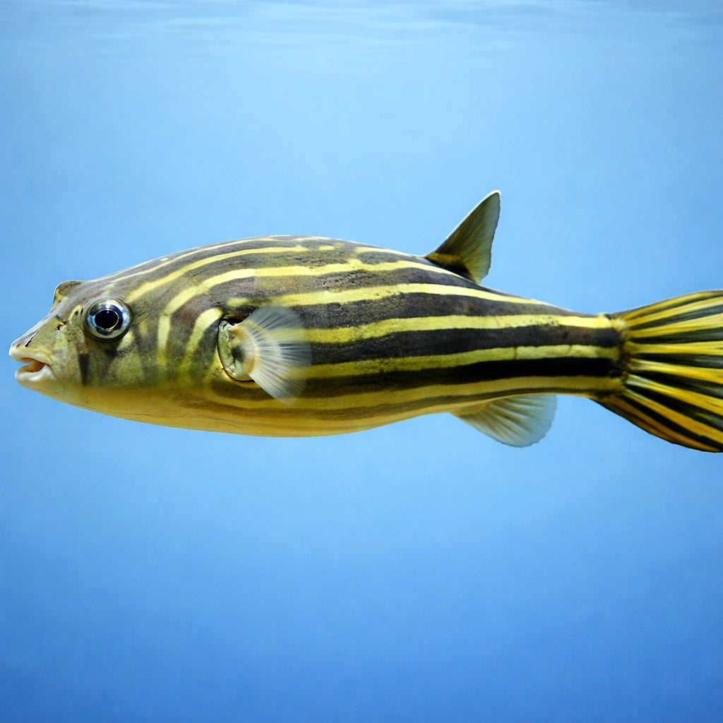 Globe fish — tropical fish for sale UK — AI side clean view