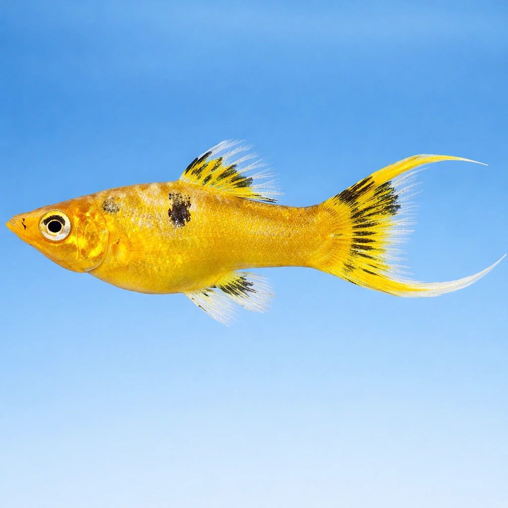 X Poecilia Shpenops Molly Mix Tropical Fish Tank, Beautiful Freshwater Livebearers That Thrive in Community Tanks, Ideal for Creating a Lively Aquatic Environment, Stunning Colors for Every Aquarium — for sale UK — AI side clean view