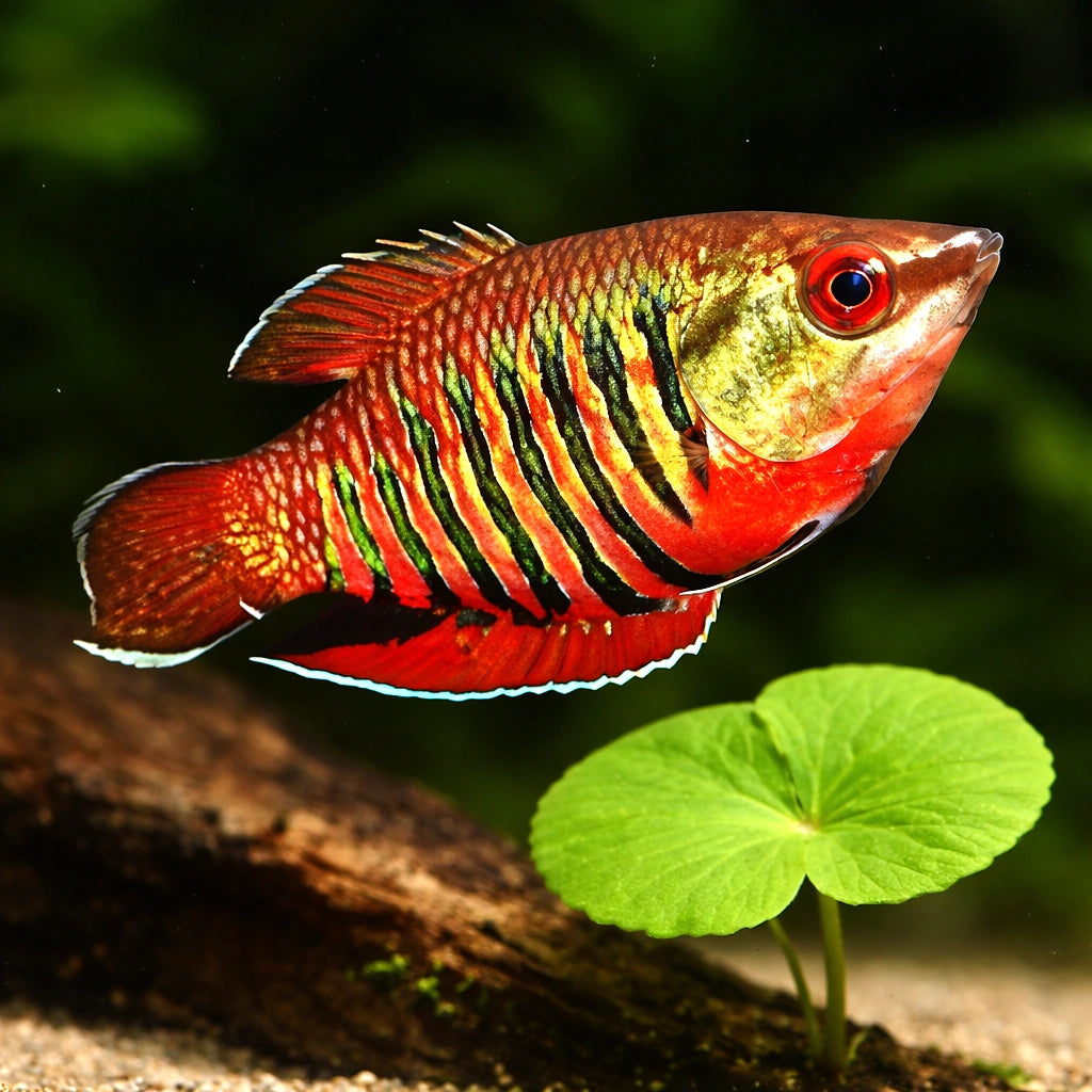 Gourami vaillants chocolate — tropical fish for sale UK — AI scale plant view