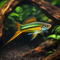 Green Swordtails — Swordtails for sale UK — AI hero driftwood view