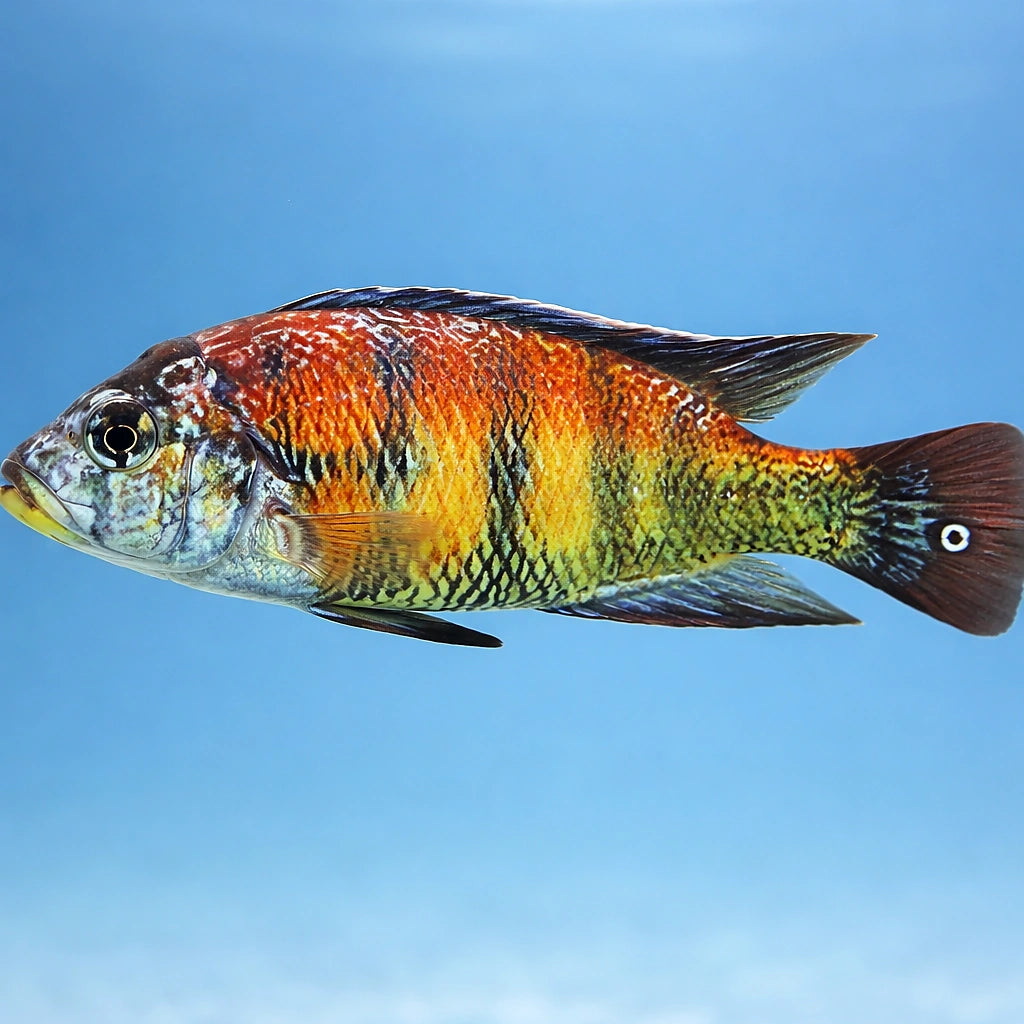 Haplochromis cribensis 3 - — tropical fish for sale UK — AI side clean view