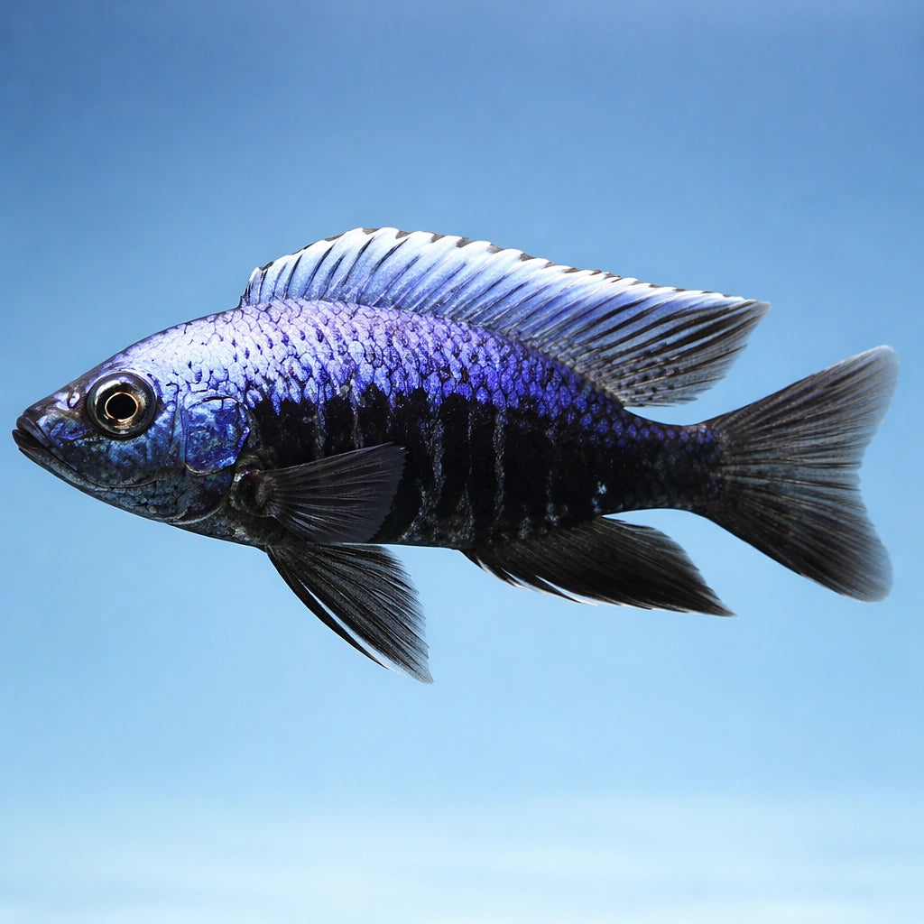 Haplochromis mola 4 - — tropical fish for sale UK — AI side clean view