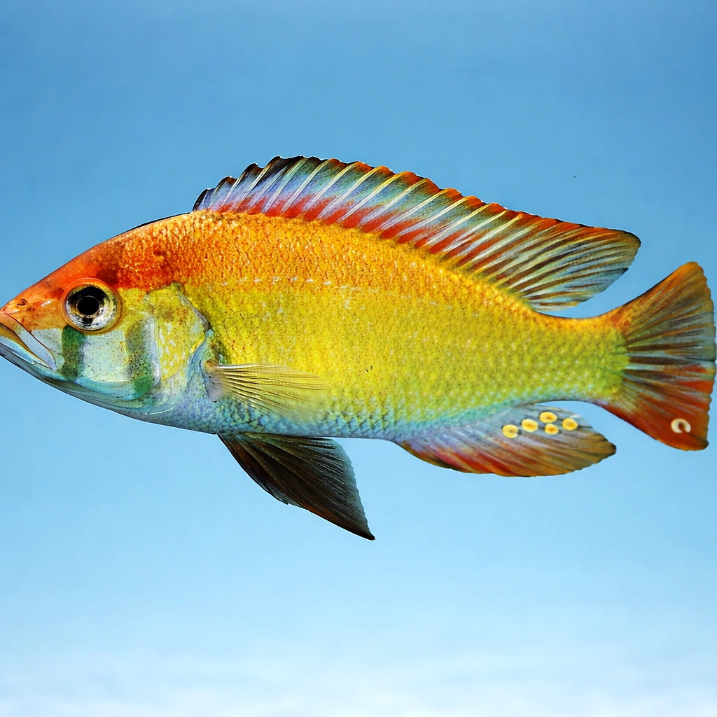 Haplochromis obliquidens 4 - — tropical fish for sale UK — AI side clean view