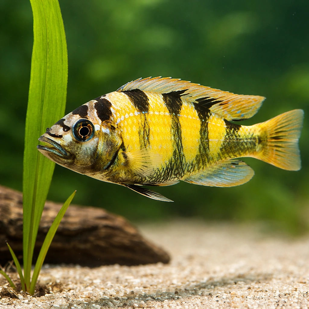 Haplochromis obliquidens zebra 4 - — tropical fish for sale UK — AI scale plant view