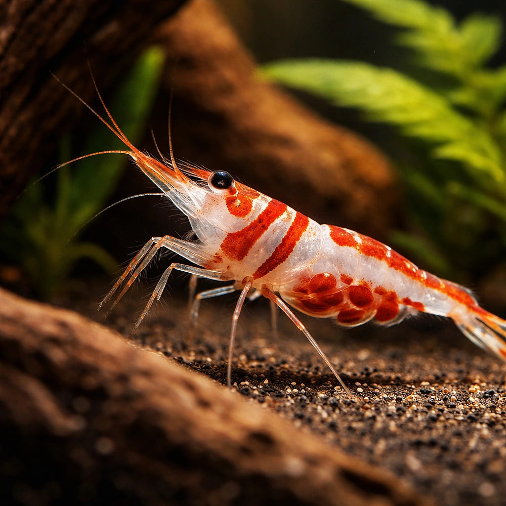 Harlequin Shrimp — Shrimp for sale UK — AI hero driftwood view