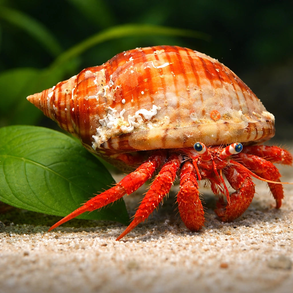 Hermit Crab — tropical fish for sale UK — AI scale plant view
