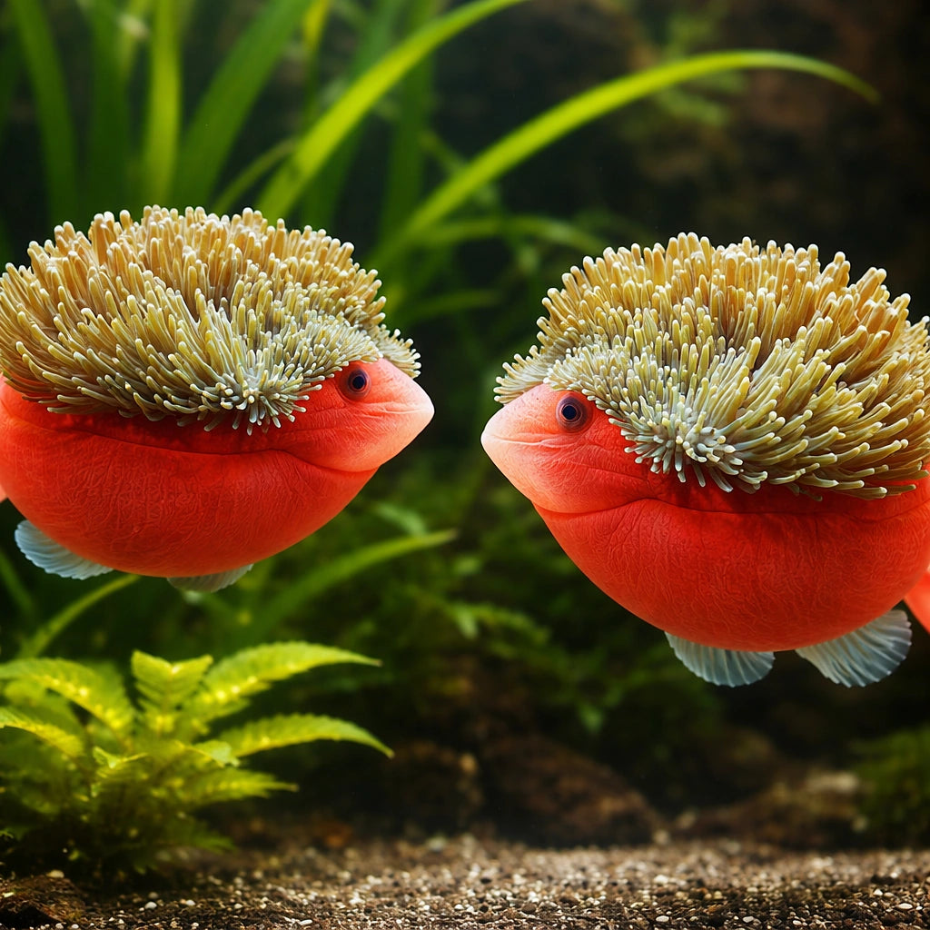 Heteractis Magnifica Anemone for UK Aquariums — tropical fish for sale UK — AI pair planted view
