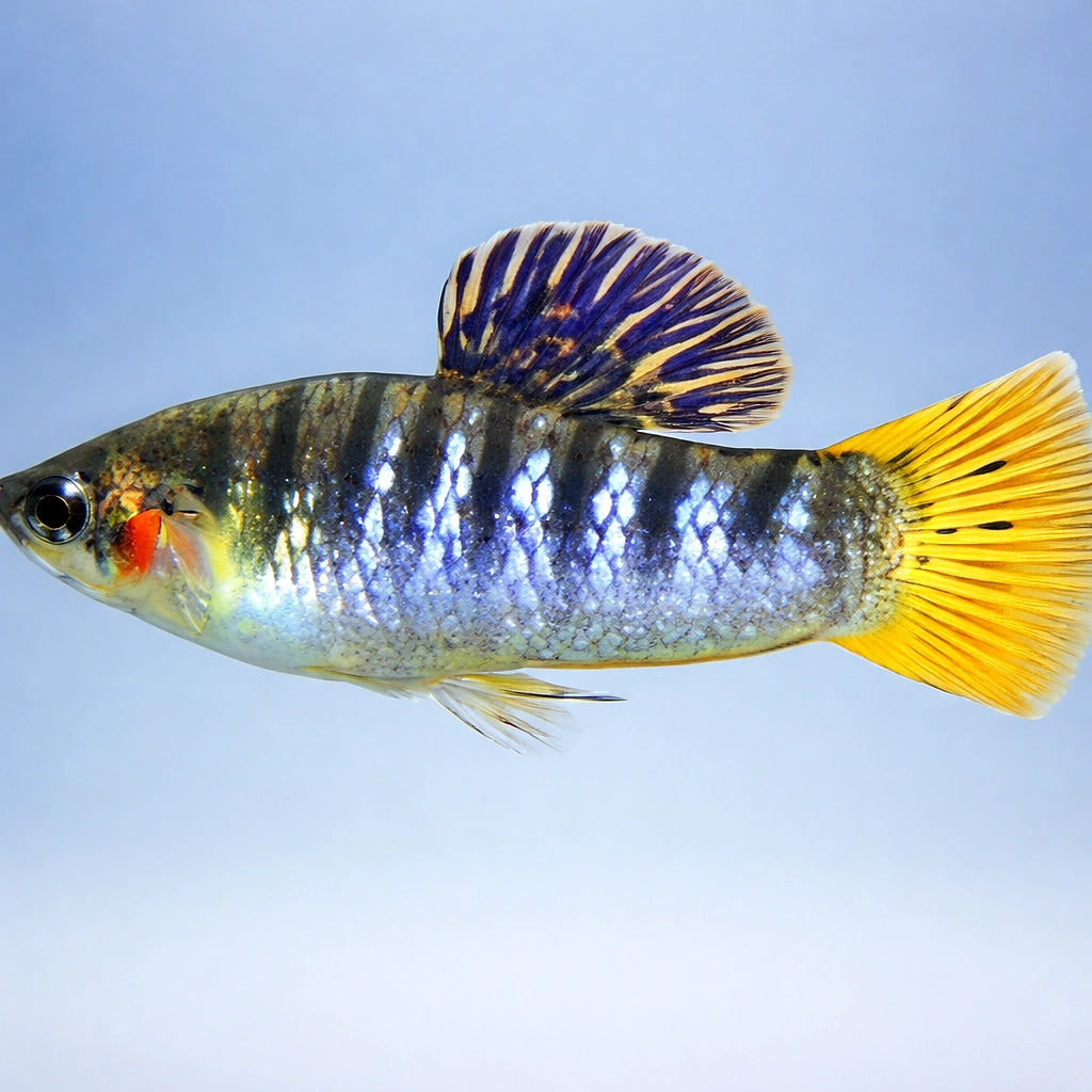 Humpbacked Limia+D2091 — tropical fish for sale UK — AI side clean view