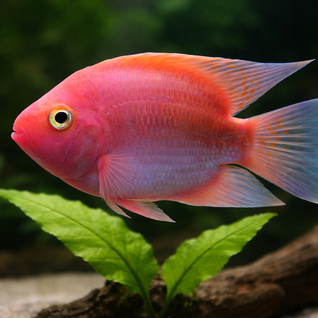 Hybrid king kong parrot 7 - — tropical fish for sale UK — AI scale plant view