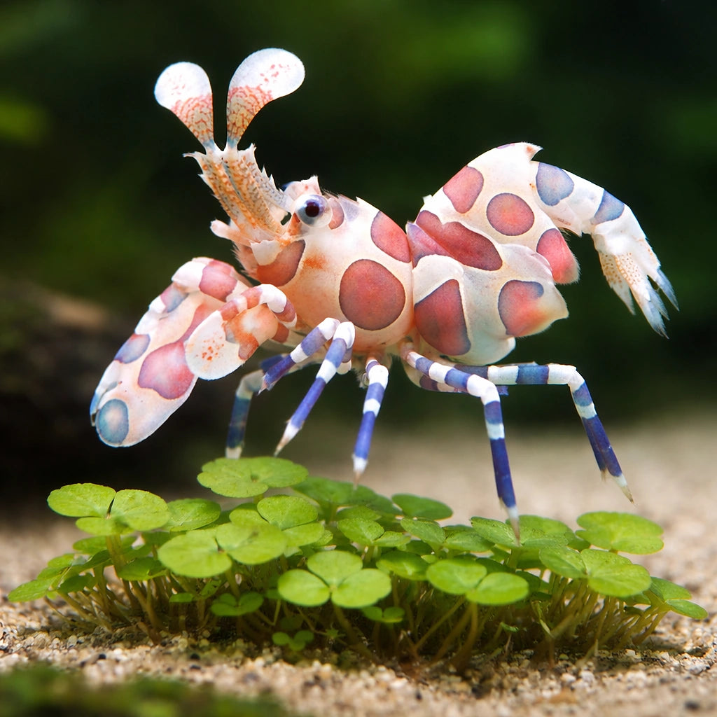 Hymenocera elegans Harlequin Shrimp M — tropical fish for sale UK — AI scale plant view