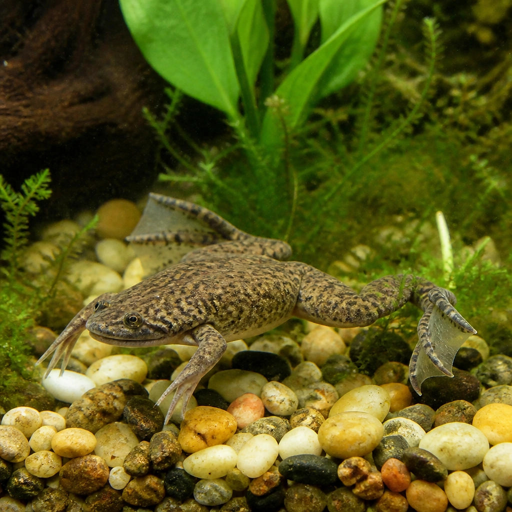 Hymenochirus curtipes — tropical fish for sale UK — AI natural aquarium view