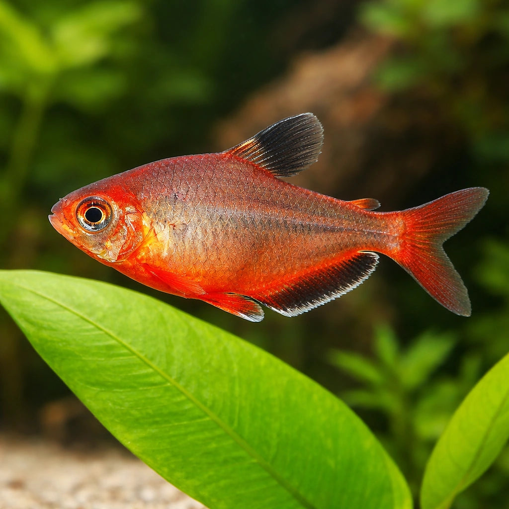 Hyphessobrycon eques — South American Tetra for sale UK — AI scale plant view