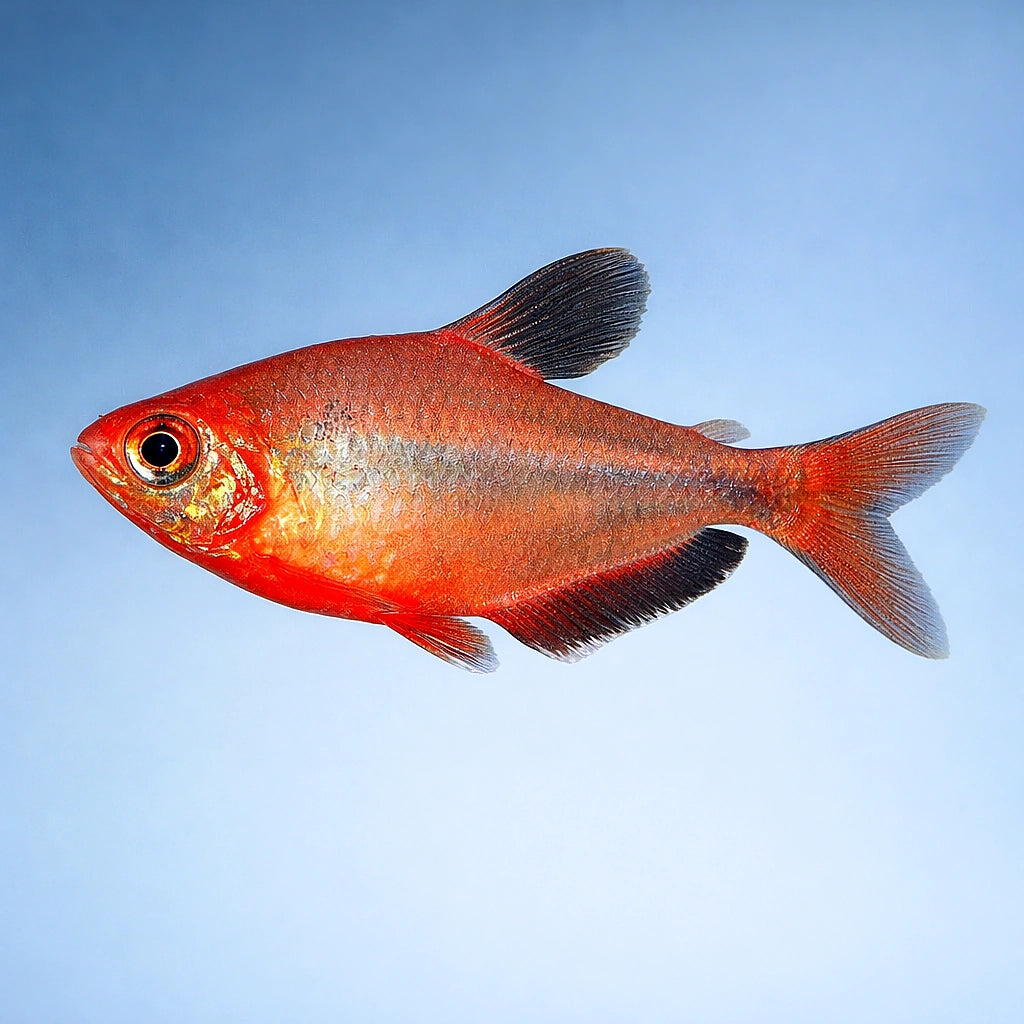 Hyphessobrycon eques — South American Tetra for sale UK — AI side clean view