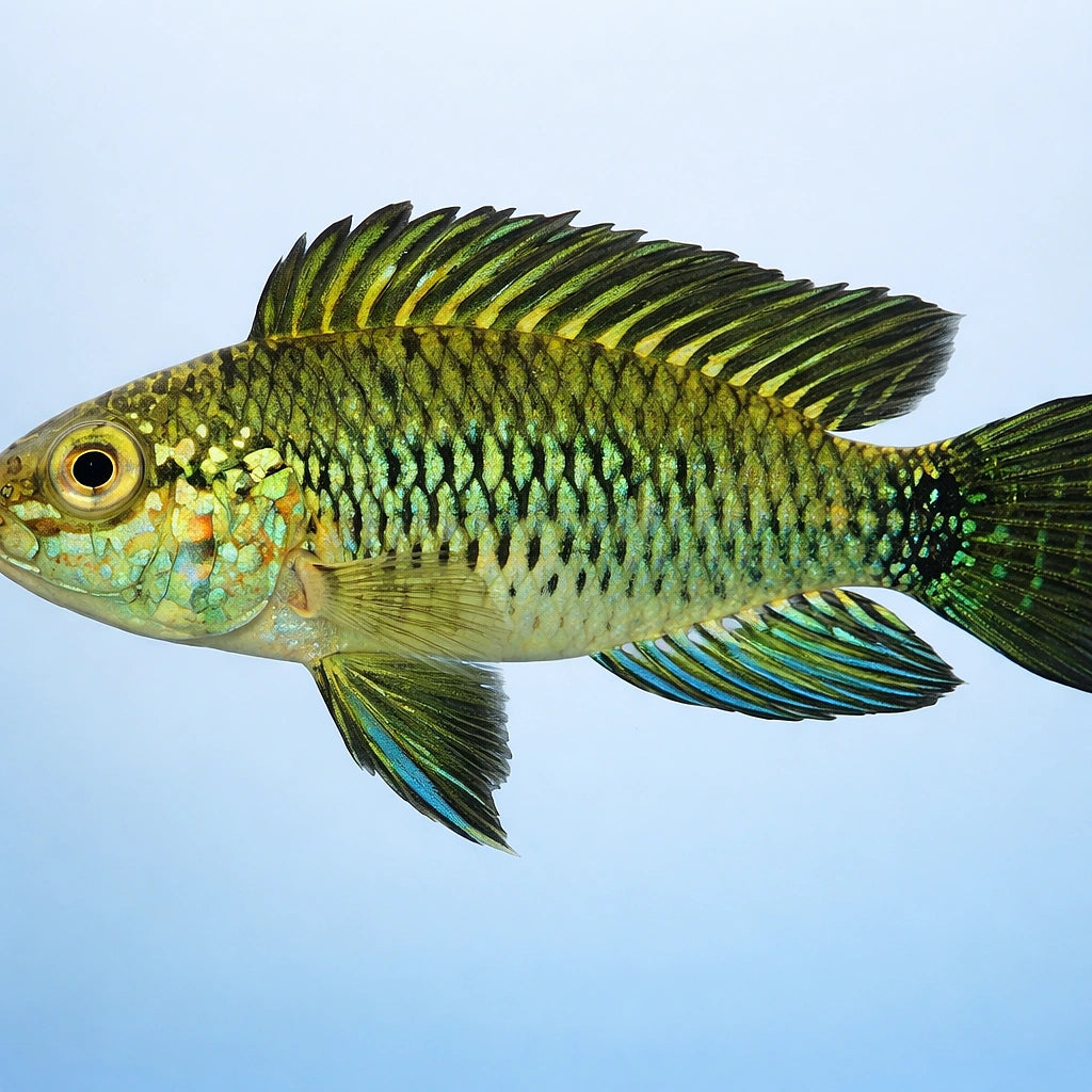 Iconspicua Dwarf Cichlid — tropical fish for sale UK — AI side clean view