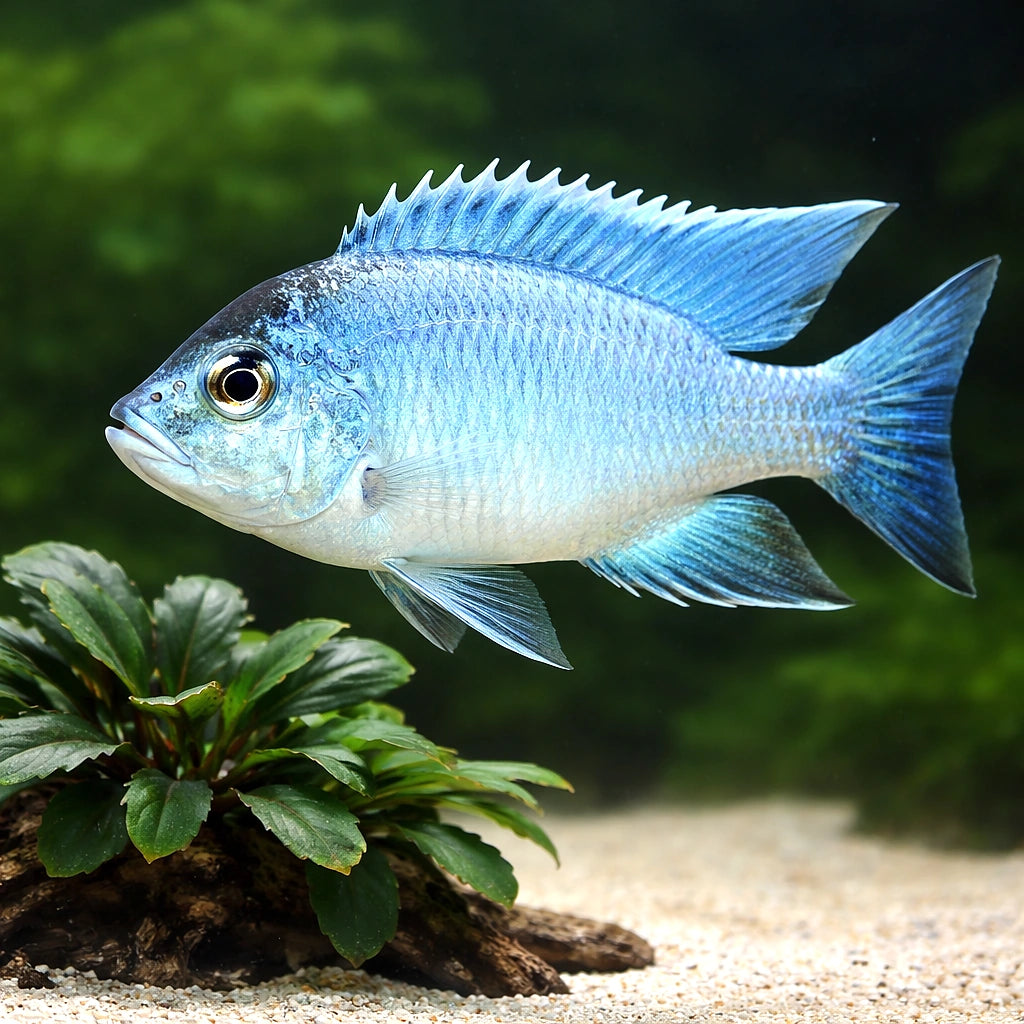 Ivory-Topped Hap — tropical fish for sale UK — AI scale plant view