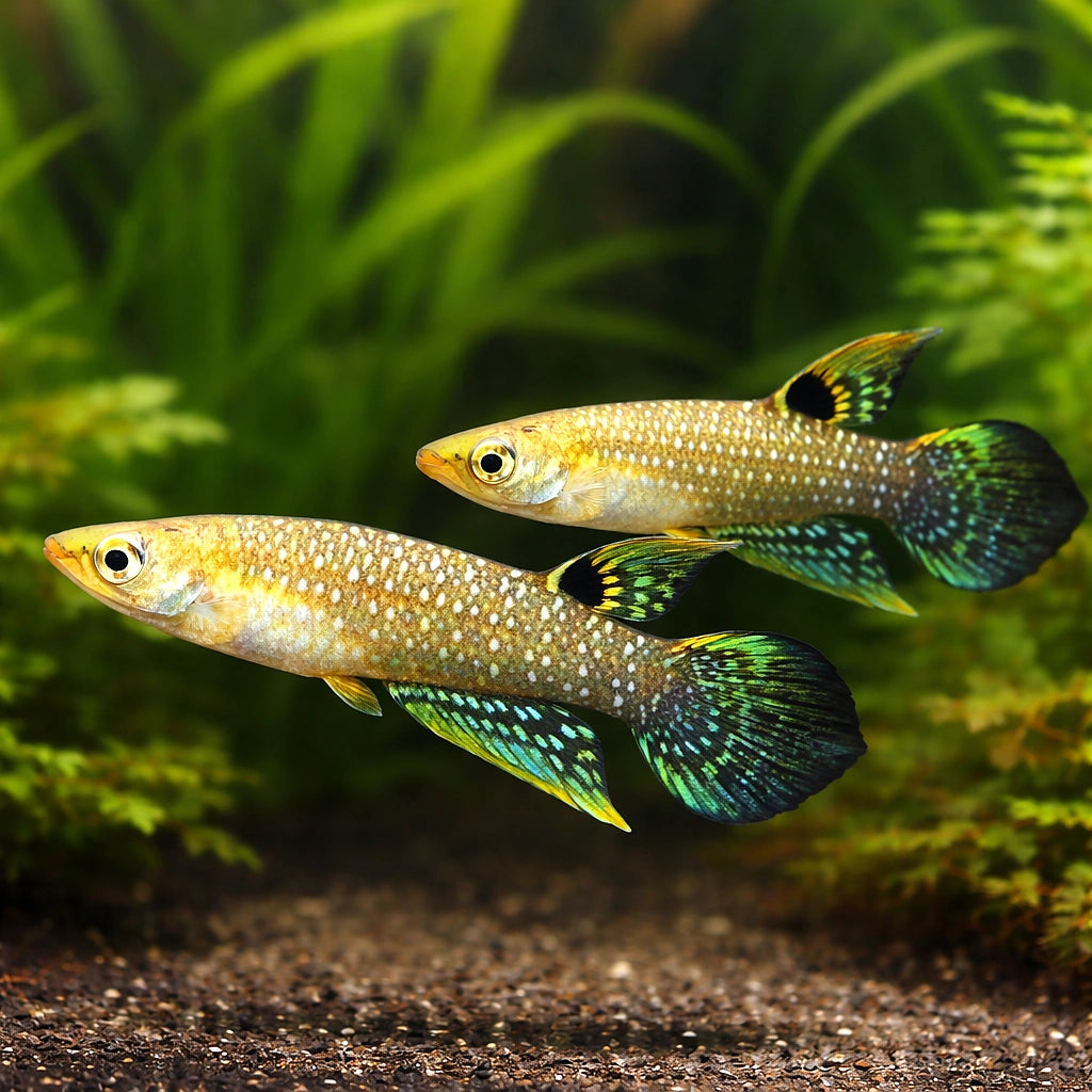 Jewel pancha — tropical fish for sale UK — AI pair planted view