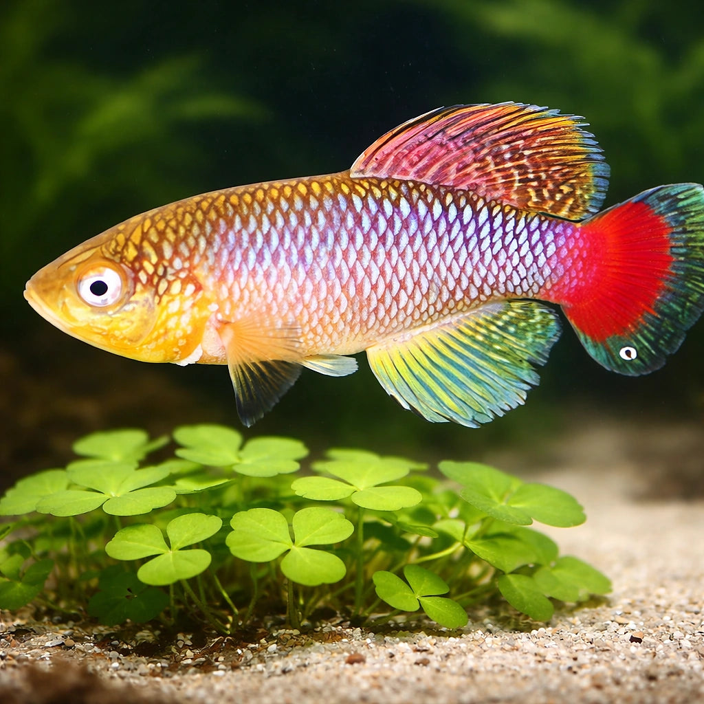 Jubb's Nothobranch, — tropical fish for sale UK — AI scale plant view