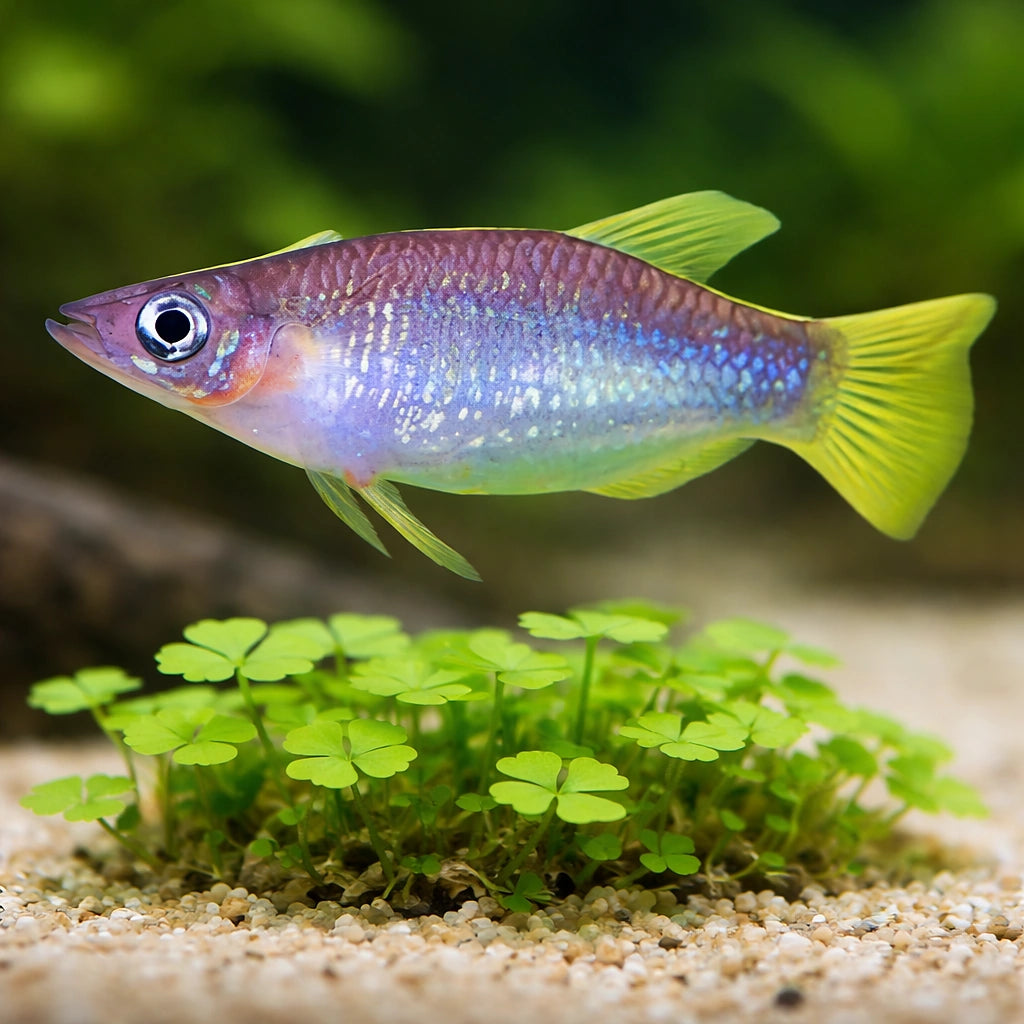 Knife Livebearer — tropical fish for sale UK — AI scale plant view