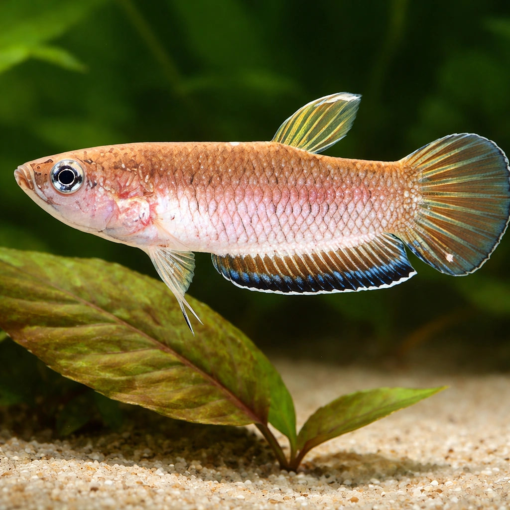 Krabi Mouthbrooding Betta — tropical fish for sale UK — AI scale plant view