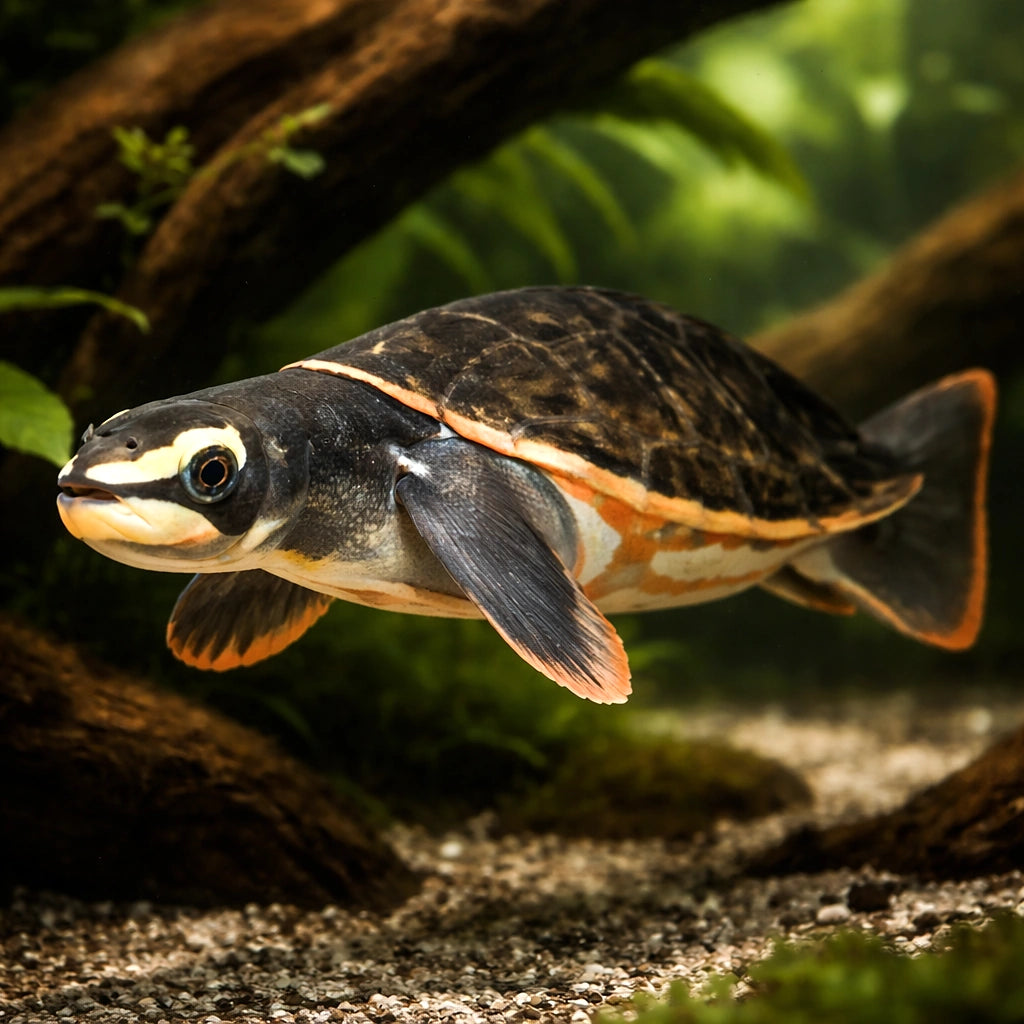 L014 Scobiancistrus aureatus 4 - — tropical fish for sale UK — AI hero driftwood view