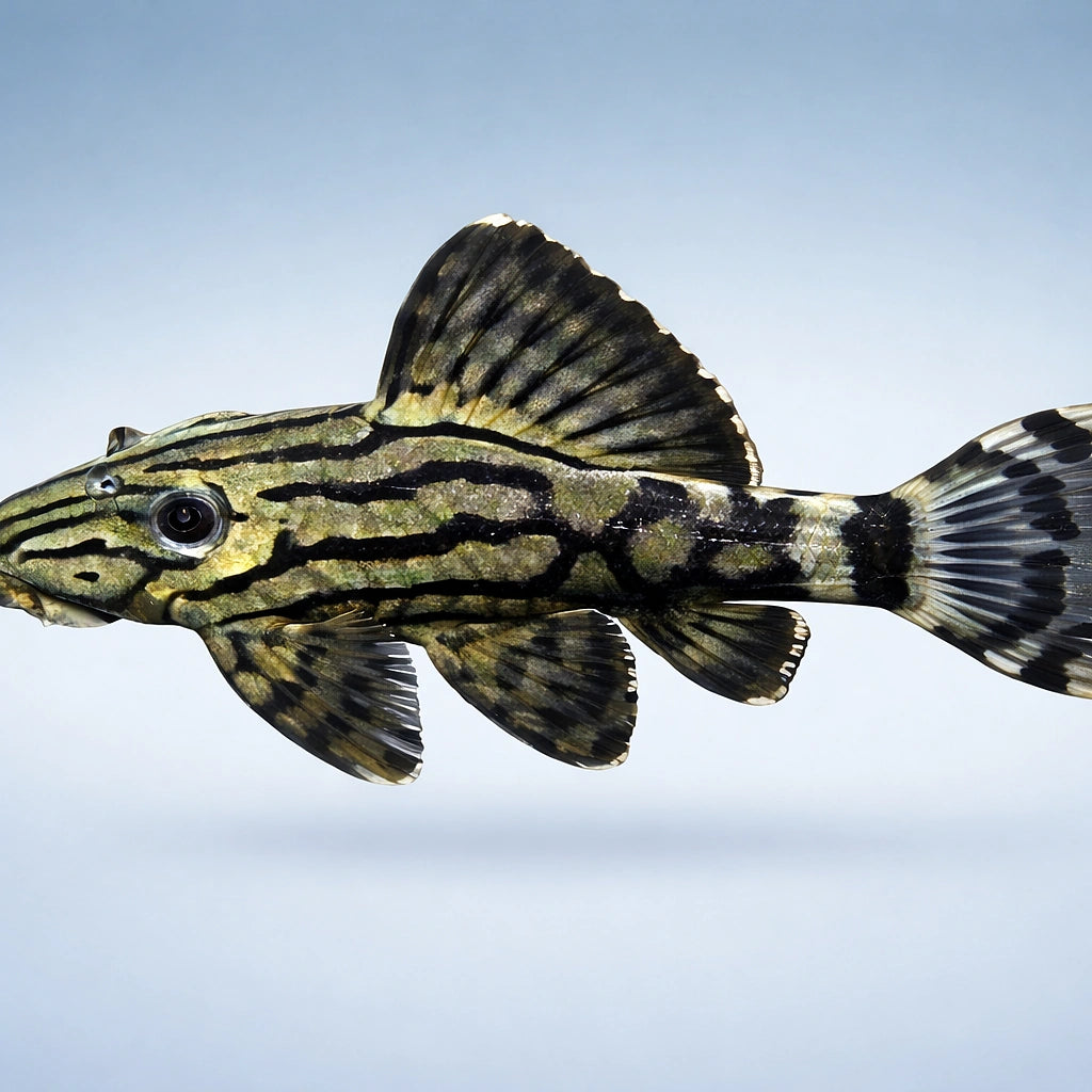 L191 Panaque cf. suttonorum 4 - — tropical fish for sale UK — AI side clean view