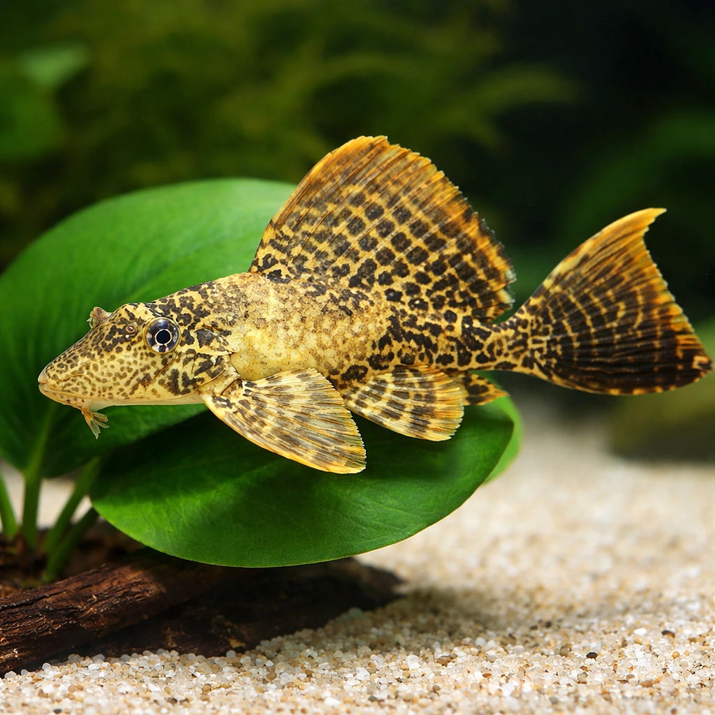 L196 Glyptoperichthys sp. 5 - — tropical fish for sale UK — AI scale plant view