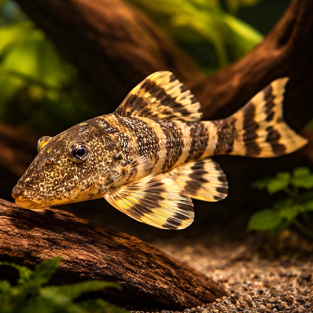 L206 Panagolus sp. — tropical fish for sale UK — AI hero driftwood view