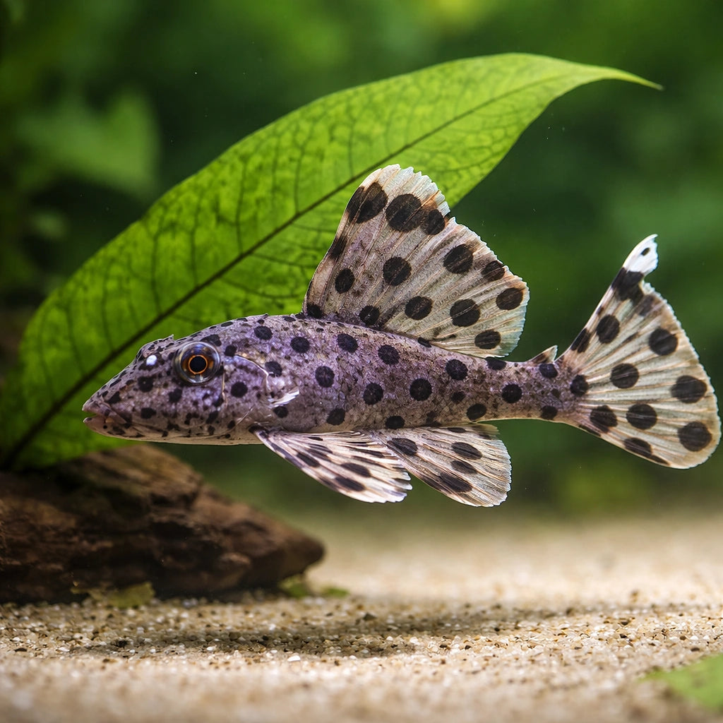 L264 Leporacanthicus joselimai 2, — tropical fish for sale UK — AI scale plant view