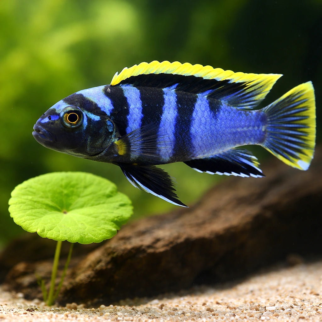 Labidochromis sp. mbamba 3 - — tropical fish for sale UK — AI scale plant view