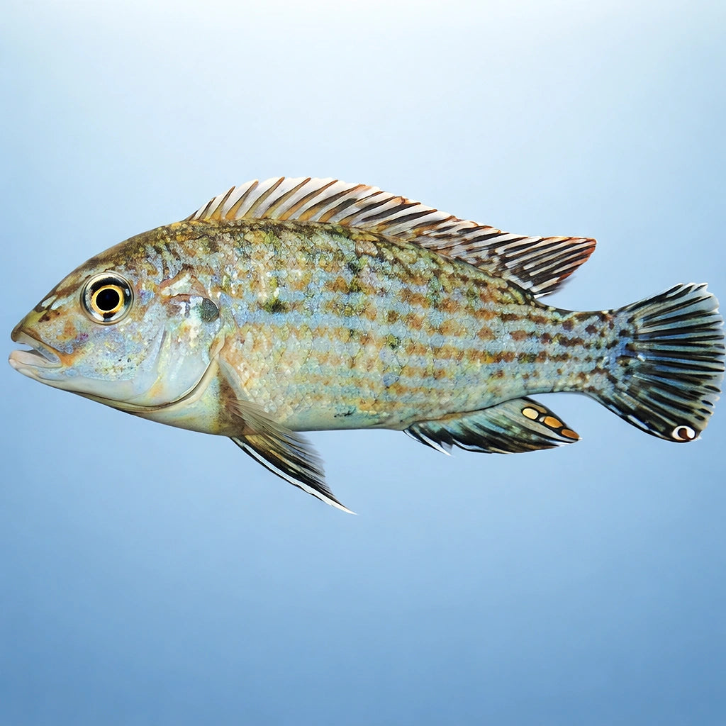 Labidochromis textilis 4 - — tropical fish for sale UK — AI side clean view
