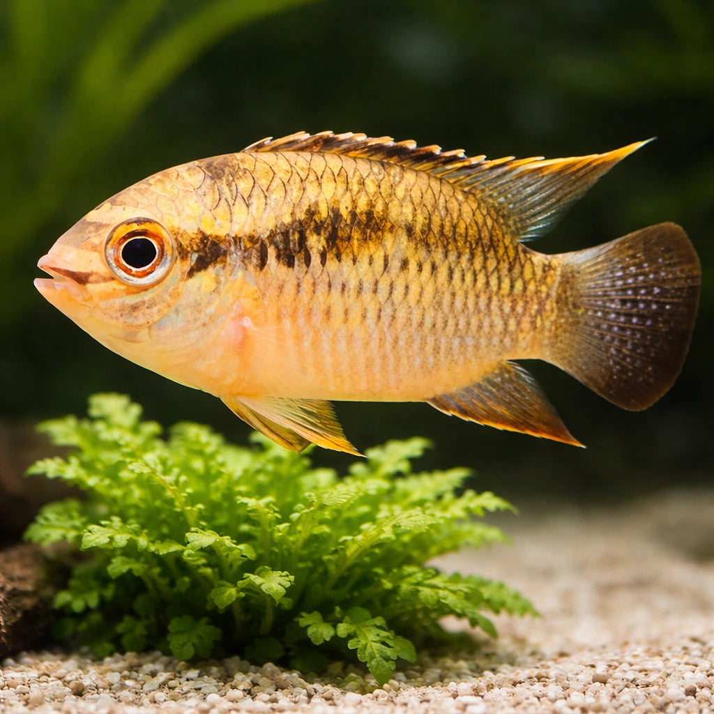 Laetacara thaeri 4 - — tropical fish for sale UK — AI scale plant view
