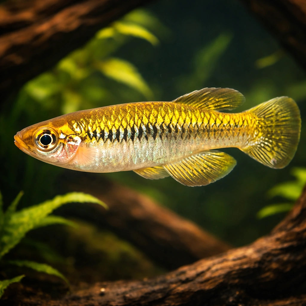 Lake Pampeye Pumilus — tropical fish for sale UK — AI hero driftwood view