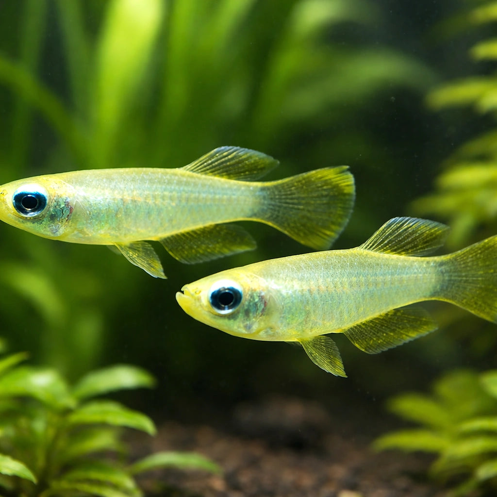 Lampeye — tropical fish for sale UK — AI pair planted view