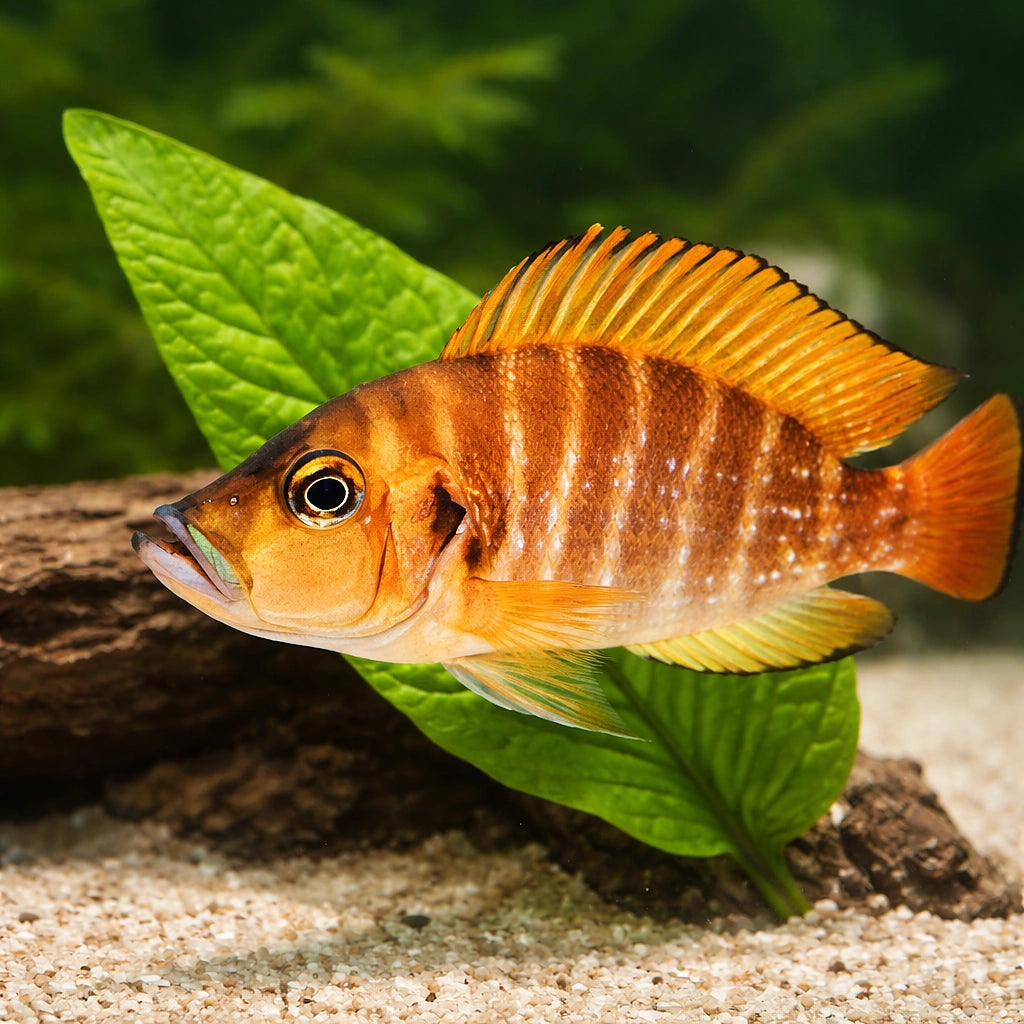 Lamprologus comp. kigoma 4 - — tropical fish for sale UK — AI scale plant view