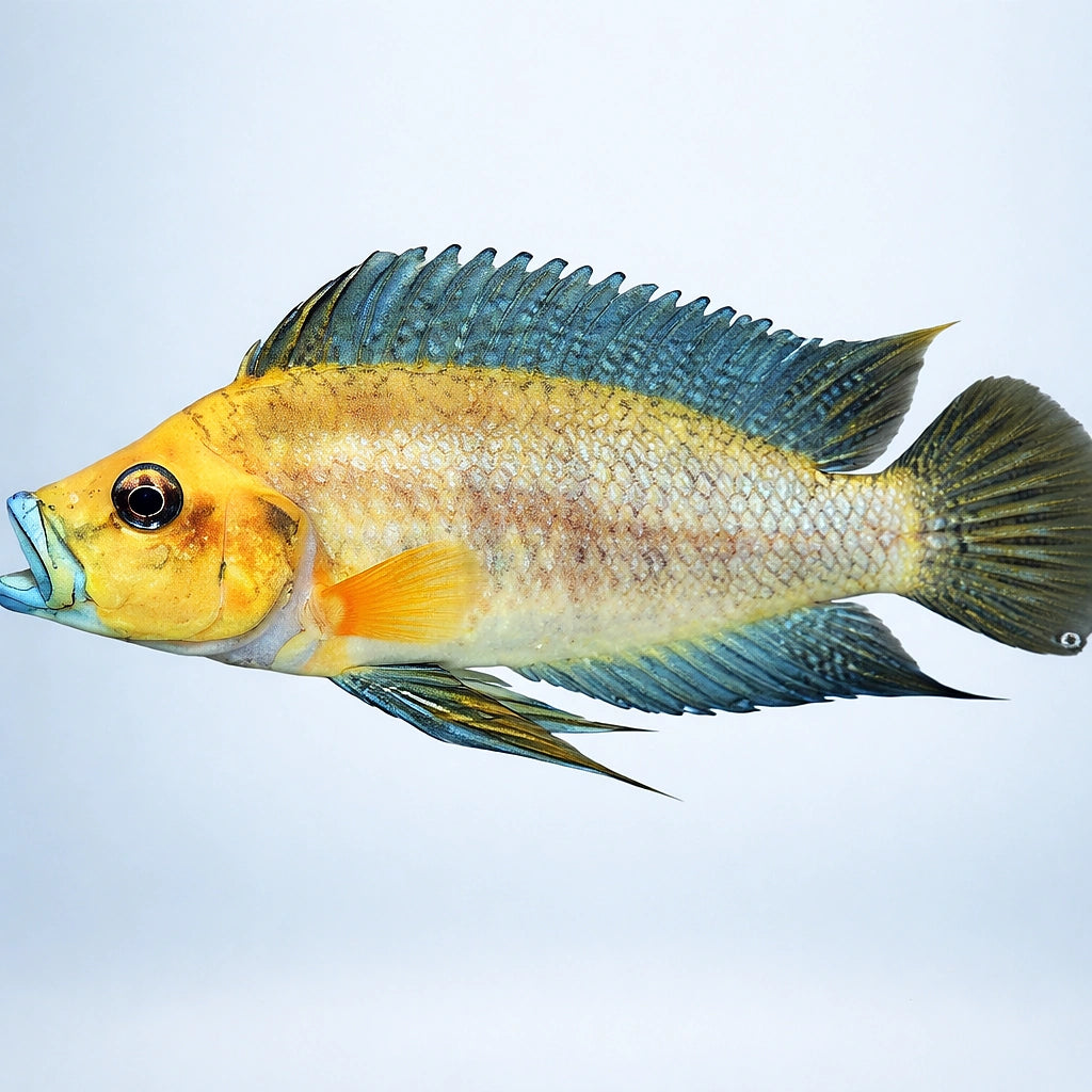 Lamprologus comp. mabilibili orange 3 - — tropical fish for sale UK — AI side clean view